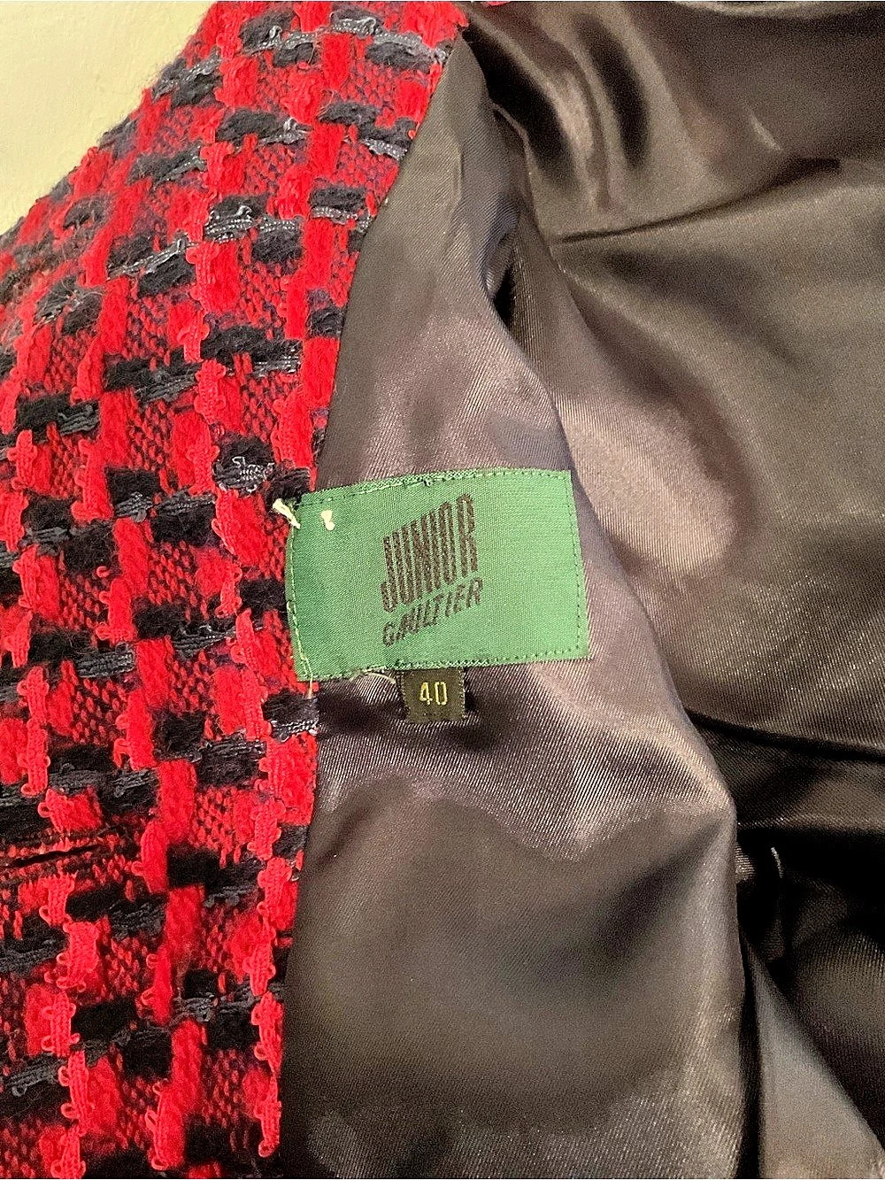 Vintage Wool/Cashmere Junior GAULTIER by Jean Paul GAULTIER  blazer, size 2 / 4 - Picture 6 of 11